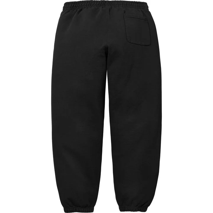 Supreme Satin Applique Sweatsuit FW25 (Black)