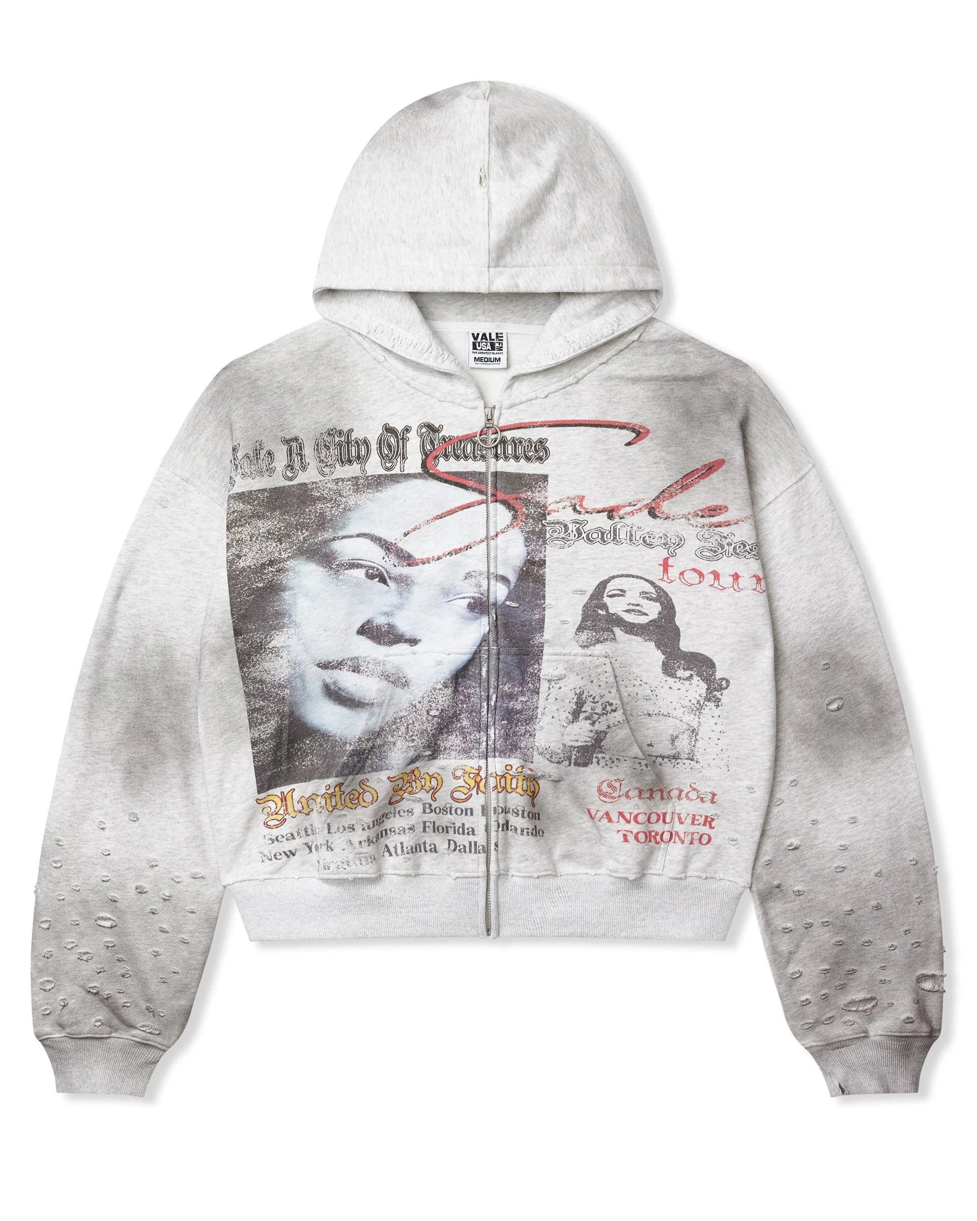 VALE FOREVER VALLEY FEST ZIP-UP HOODIE