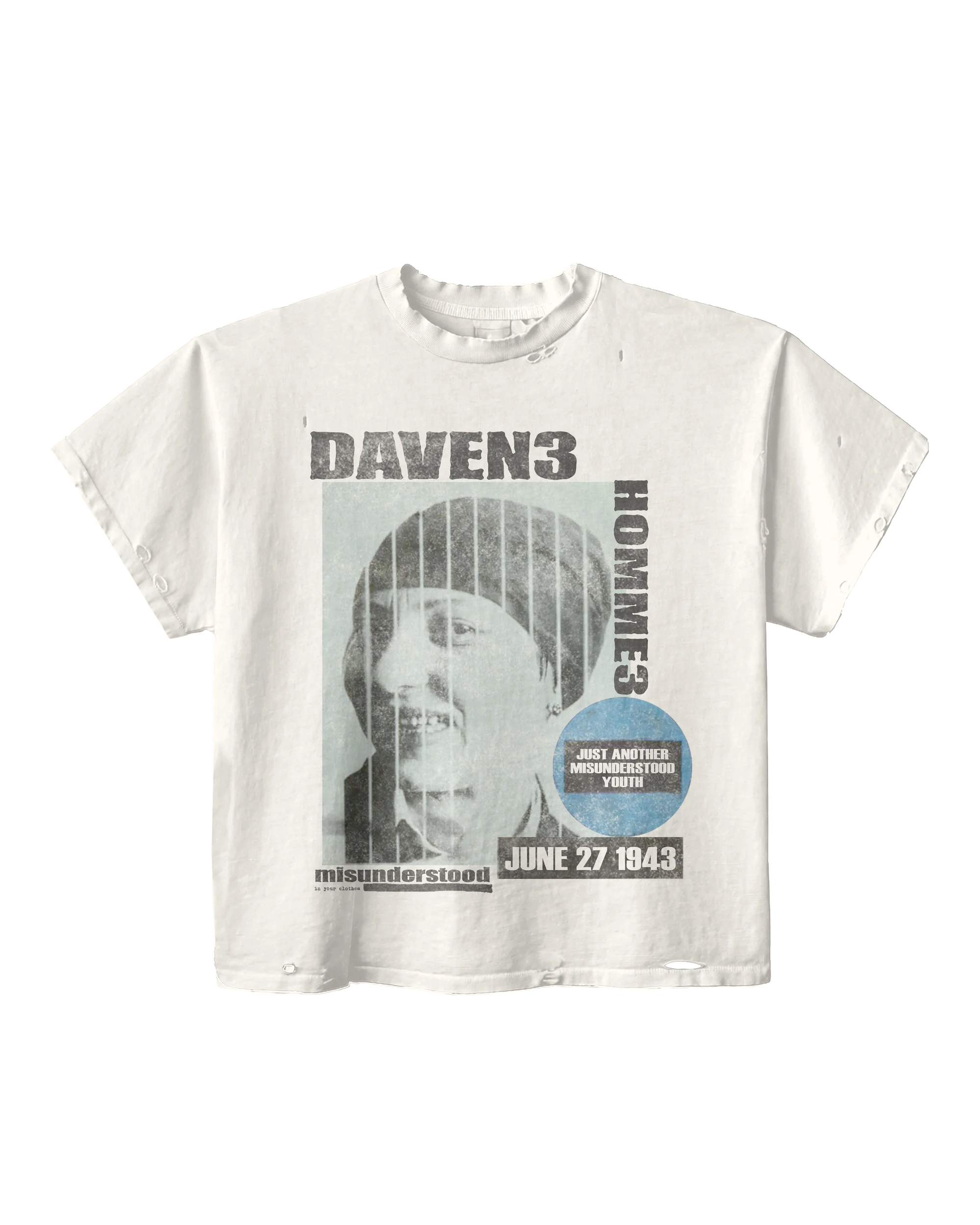 Daven Homme 'Misunderstood Youth Gone Wild' Tee