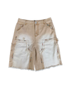 Daven Homme Embedded Rhinestone Shorts