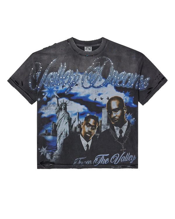 VALE FOREVER GODFATHER BLING TEE (BLACK WASH)