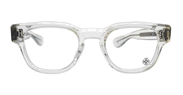Chrome Hearts Cuntvoluted Crystal Clear Frame Glasses