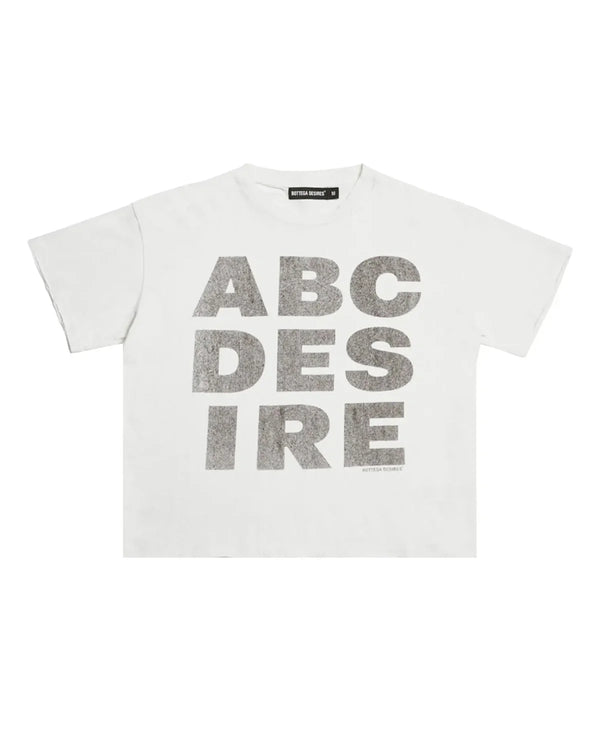 Bottega Desires ‘ABC Desires’ Tee (White)