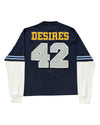 Bottega Desires Jackie Robinson Longsleeve (Navy Blue)