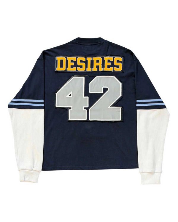 Bottega Desires Jackie Robinson Longsleeve (Navy Blue)