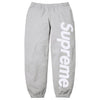 Supreme Satin Applique Sweatsuit SS26 (Heather Grey)