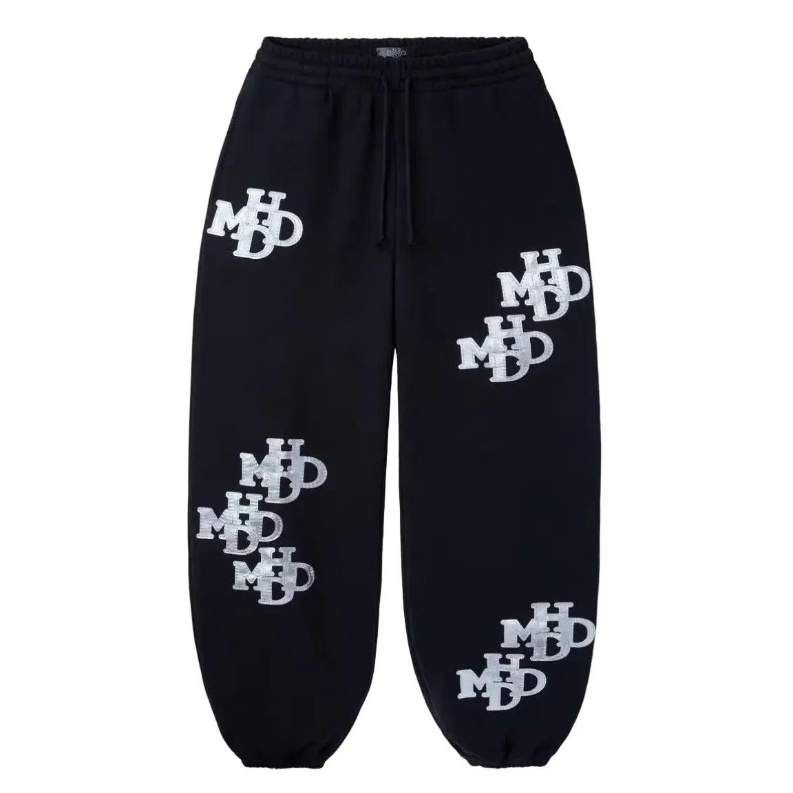 HMDD Scrunch Patch Sweatpants (Black)