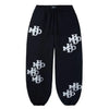 HMDD Scrunch Patch Sweatpants (Black)