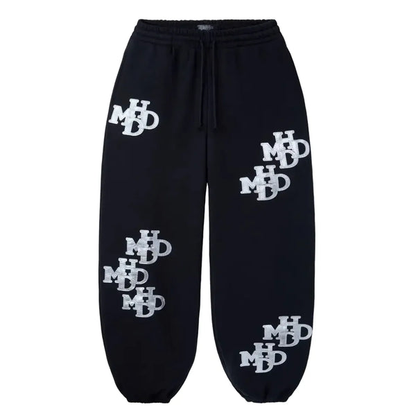 HMDD Scrunch Patch Sweatpants (Black)