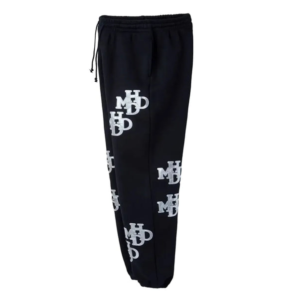 HMDD Scrunch Patch Sweatpants (Black)