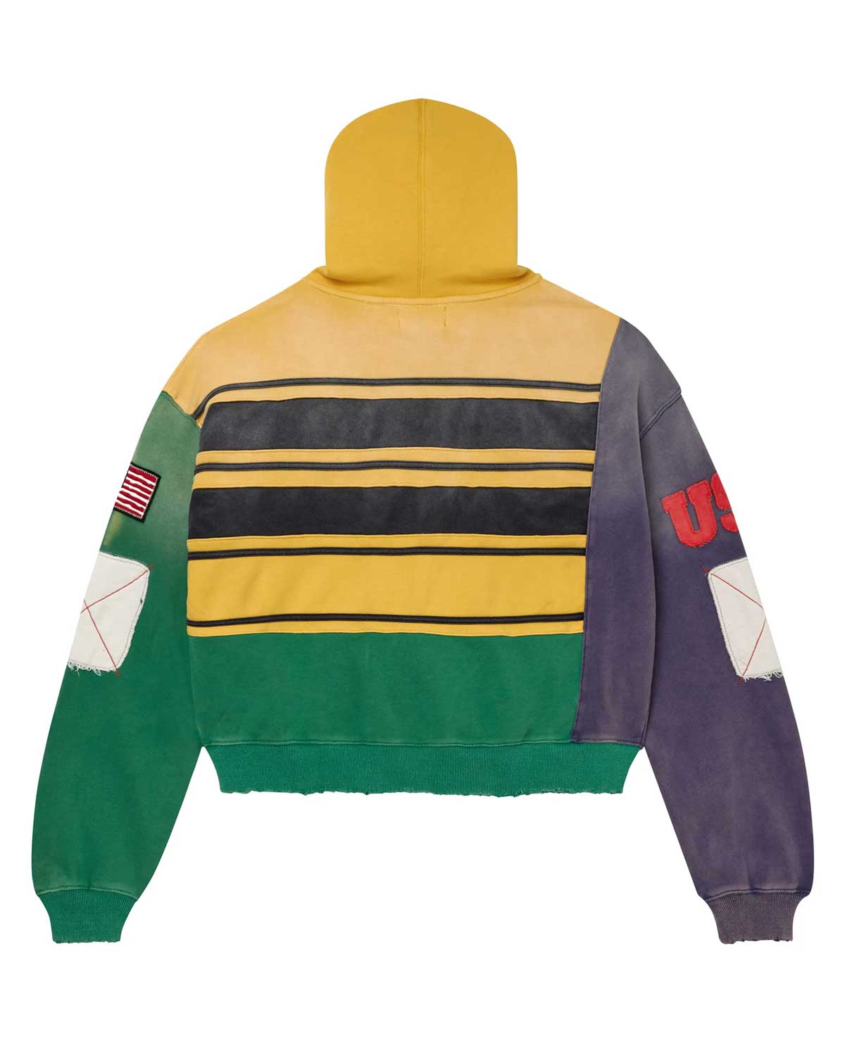 Vale Forever Collage Mardi Gras Zip Up Hoodie