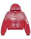 Vale Forever Religion Zip Up Hoodie (Red)