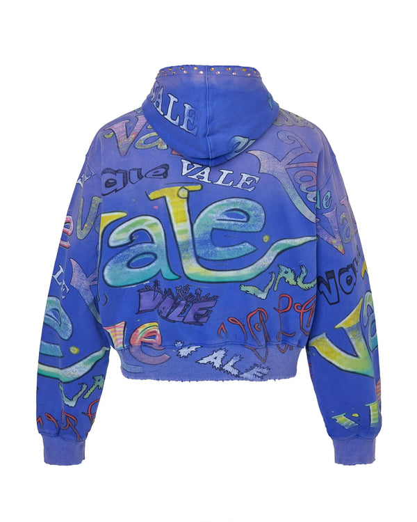 Vale Forever Iceberg Zip Up Hoodie (Blue)