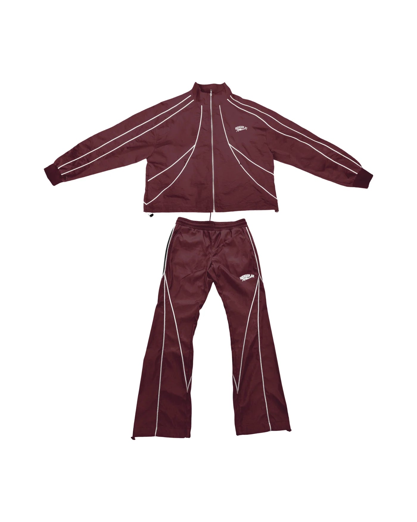 RoughPlay Reflective Tracksuit (Burgundy)