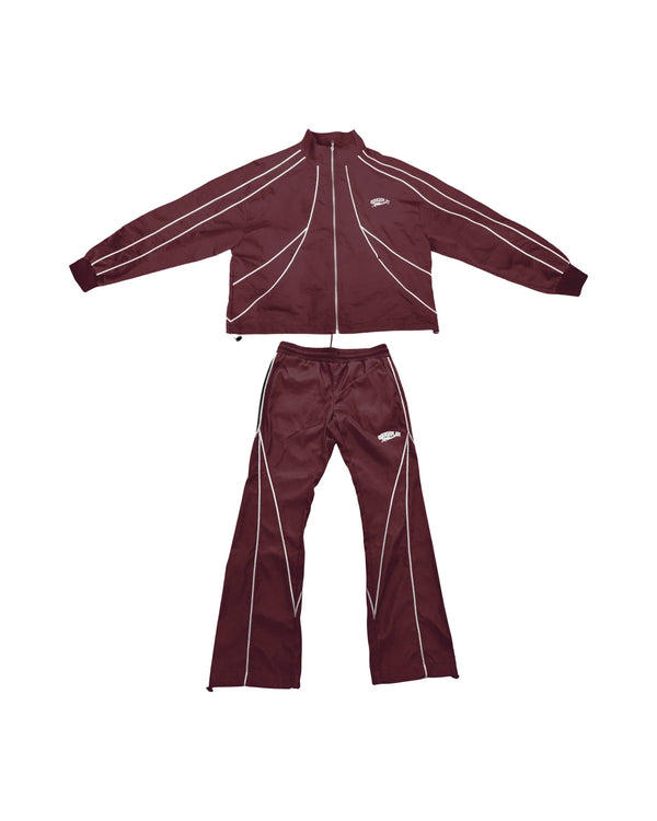 RoughPlay Reflective Tracksuit (Burgundy)