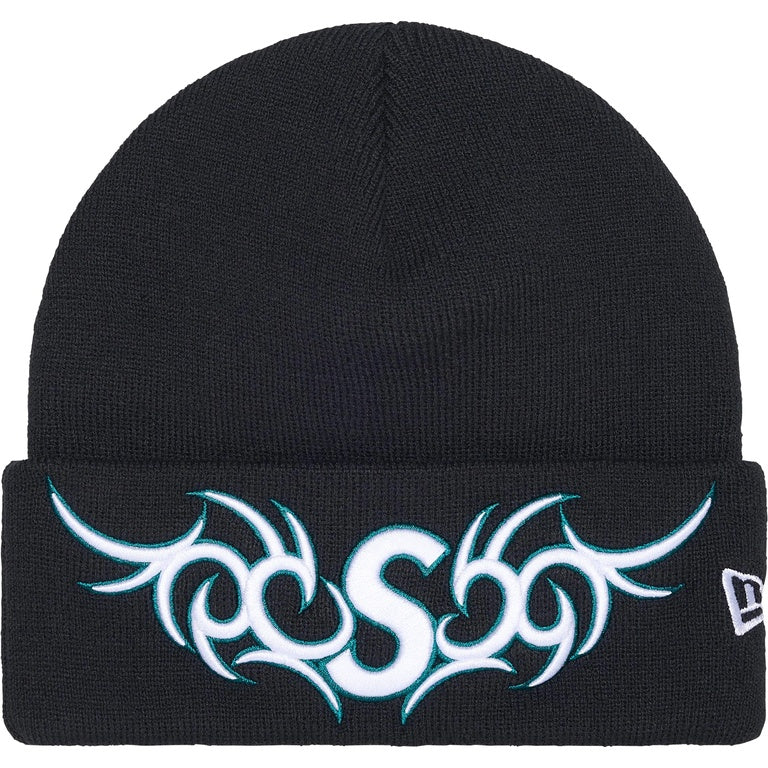 Supreme New Era Tribal S Logo Beanie (Navy)