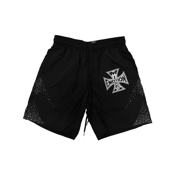 Mixed Emotion Classic Track Shorts (Black)