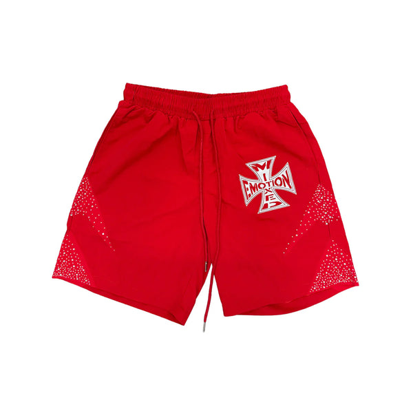 Mixed Emotion Classic Track Shorts (Red)