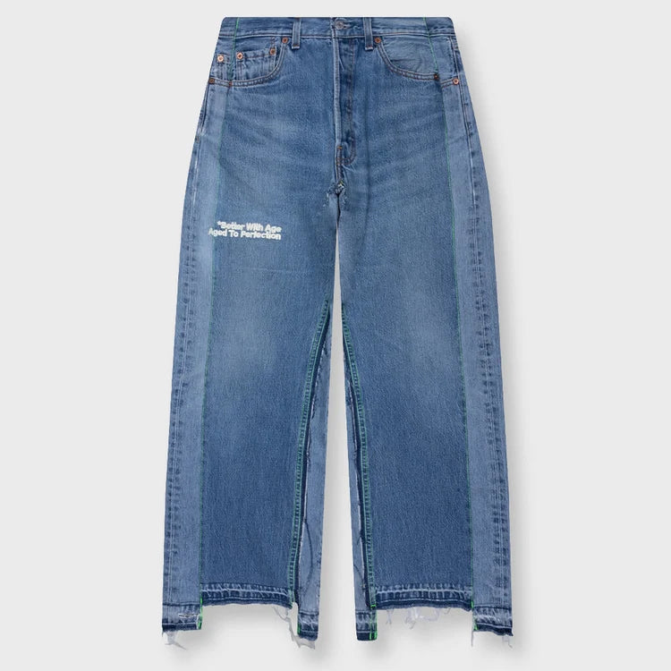Better With Age Monroe Triple-Wide Denim Trousers