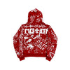 Mixed Emotion Graffiti Hoodie (Red)