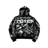 Mixed Emotion Graffiti Hoodie (Black)