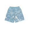 Mixed Emotion Graffiti Shorts (Blue)