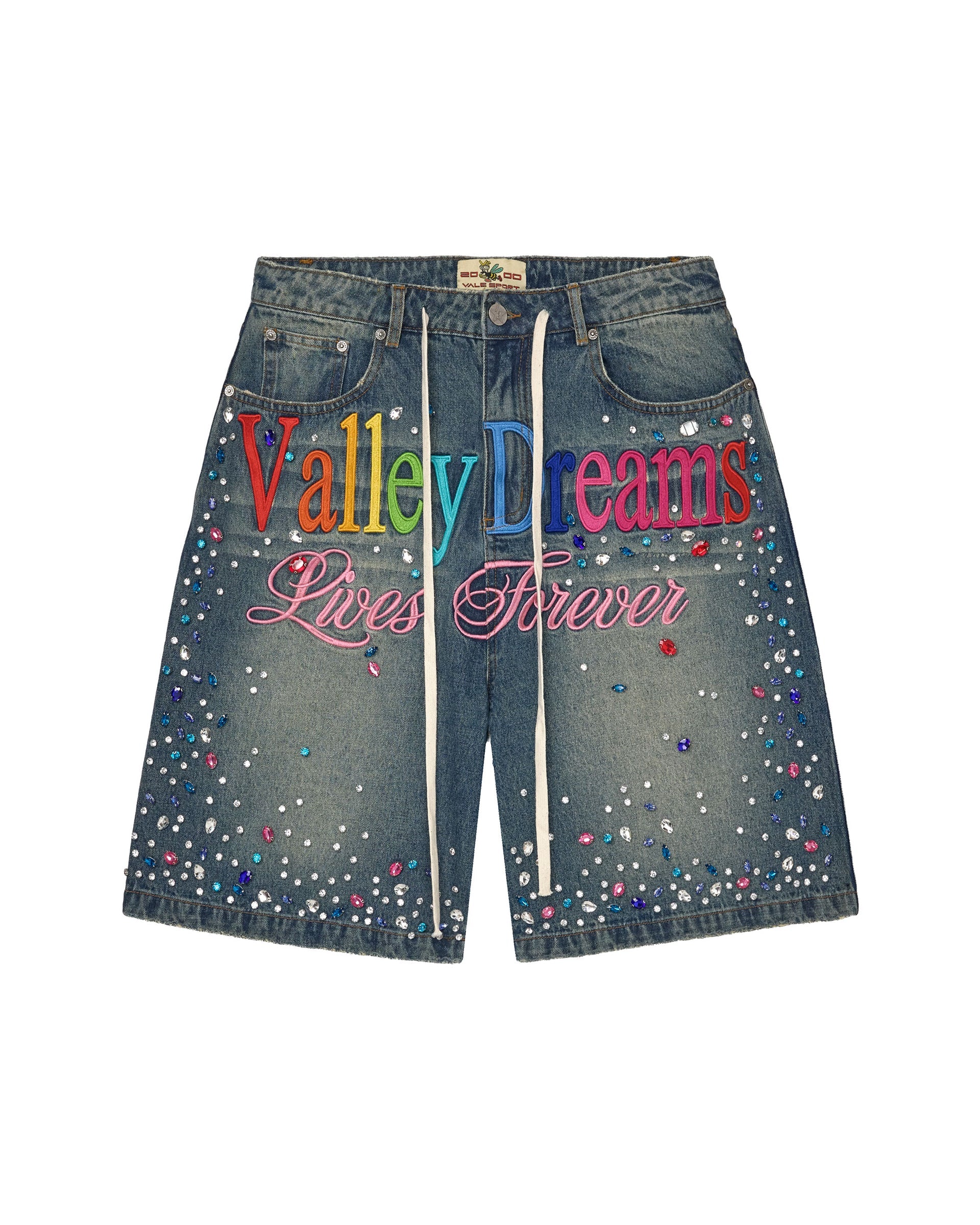 Vale Forever Ice Cream Jorts (Blue Wash)