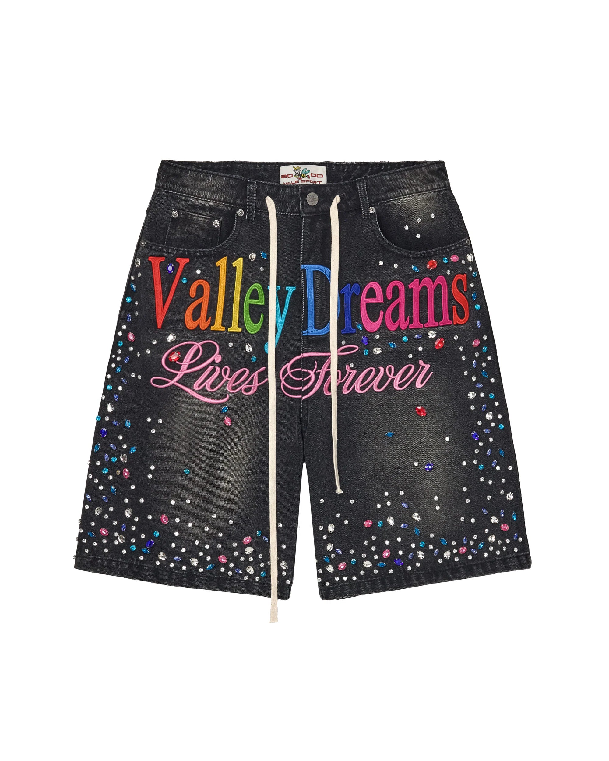 Vale Forever Ice Cream Jorts (Black Wash)