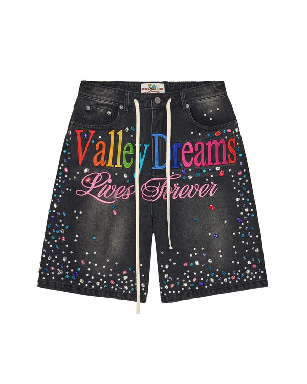 Vale Forever Ice Cream Jorts (Black Wash)