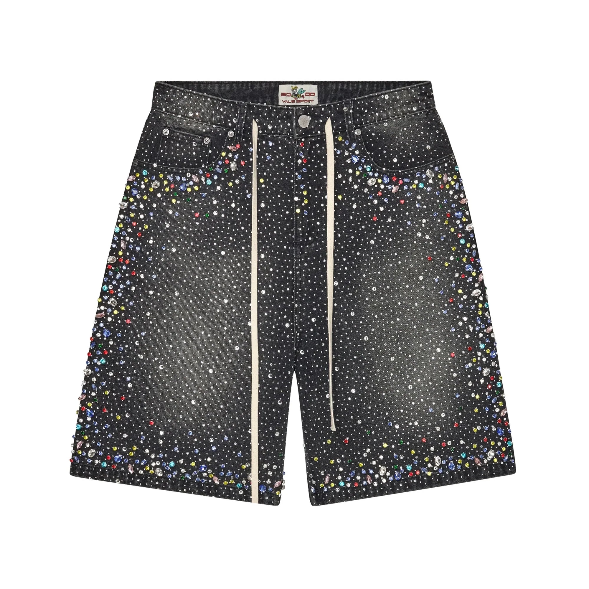Vale Forever ‘Rainstorm V2’ Jorts (Black Wash)