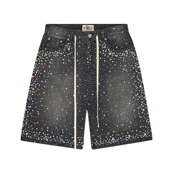 Vale Forever ‘Rainstorm V2’ Jorts (Black Wash)