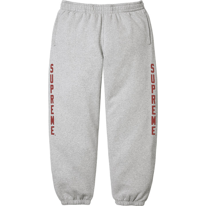 Supreme Washed Logo Sweatsuit FW26 (Grey/Red)