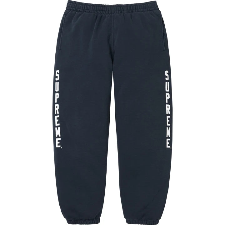 Supreme Washed Logo Sweatsuit FW26 (Navy/White)