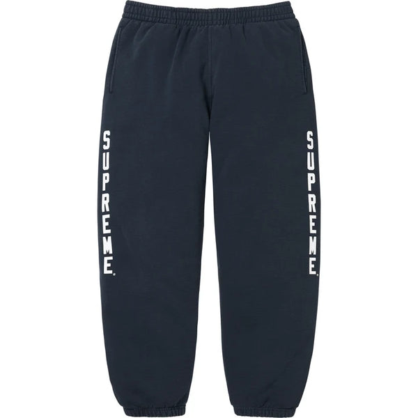 Supreme Washed Logo Sweatsuit FW26 (Navy/White)