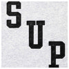 Supreme Slant Appliqué Half Zip Pullover (Grey)