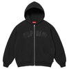 Supreme Arc Thermal Lined Zip Up Hoodie (Black)