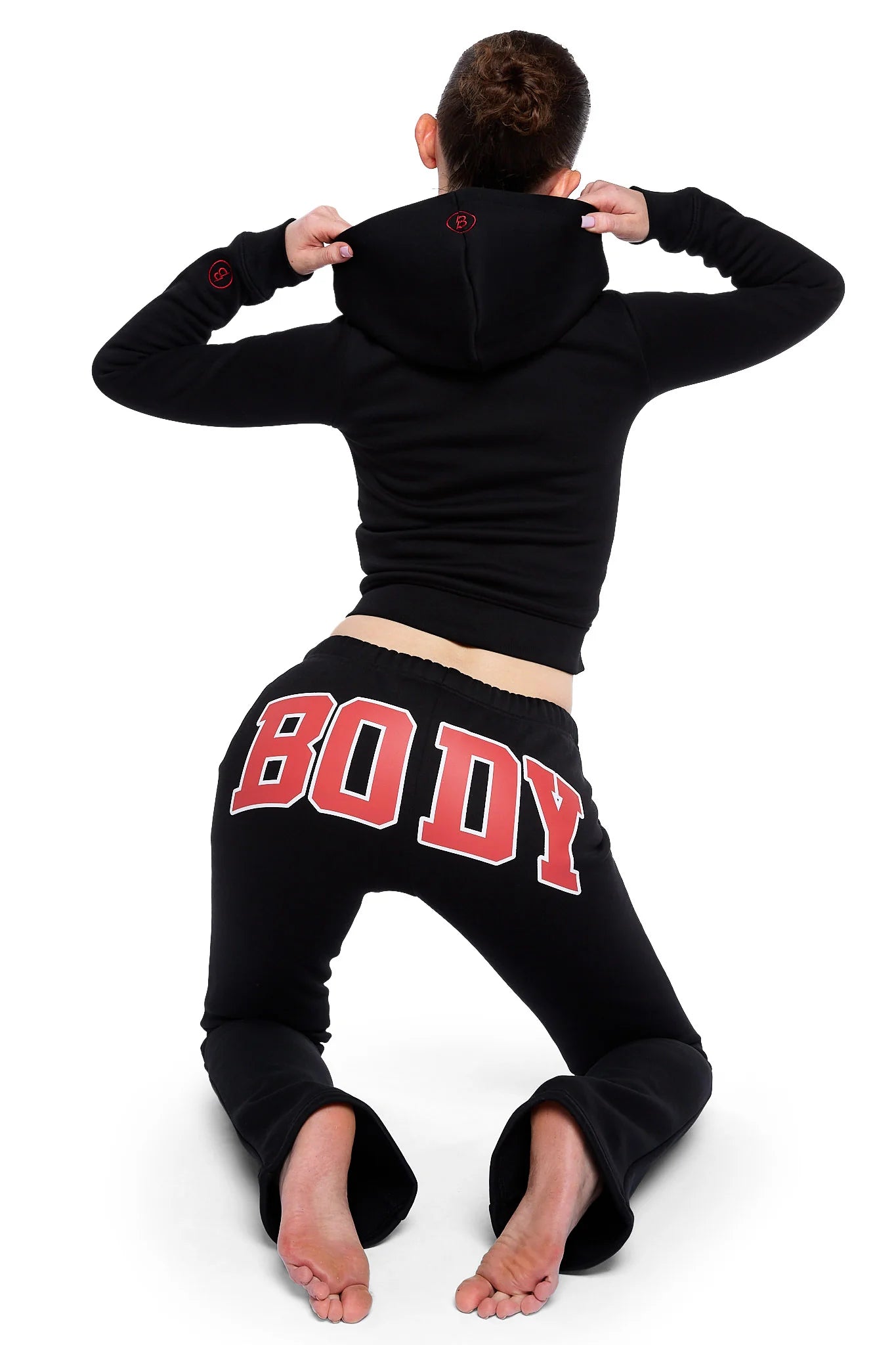 Body By Raven Backshot Sweatsuit (Black/Red)