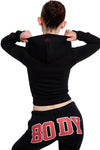 Body By Raven Backshot Sweatsuit (Black/Red)