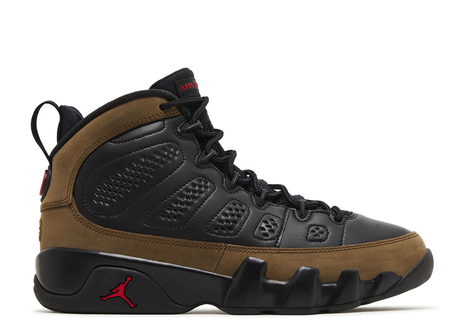 Jordan 9 Retro 'Olive' (Gradeschool)