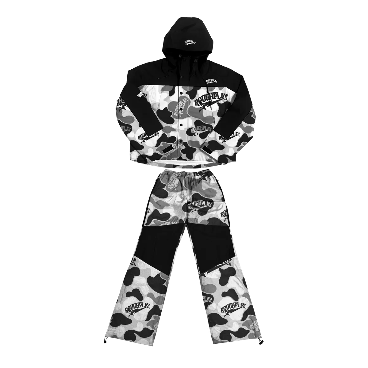 ROUGHPLAY WATER RESISTANT TRACKSUIT (WHITE CAMO)