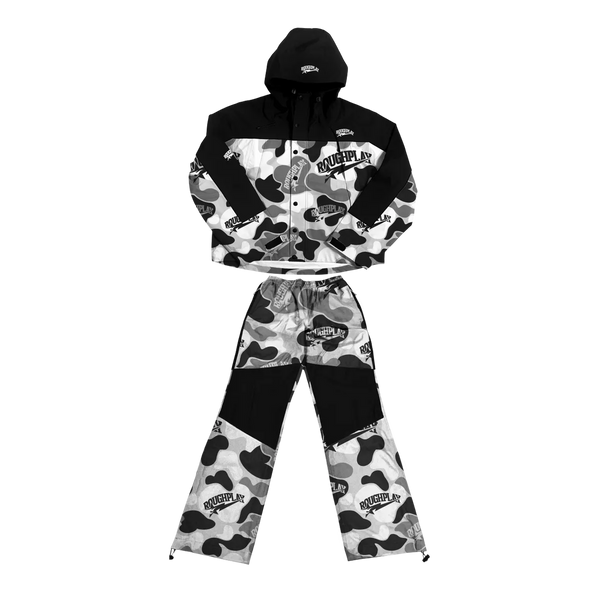 ROUGHPLAY WATER RESISTANT TRACKSUIT (WHITE CAMO)