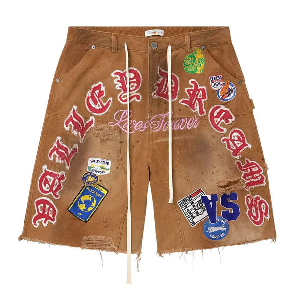 Vale Forever Workshop Jorts  (Khaki Wash)