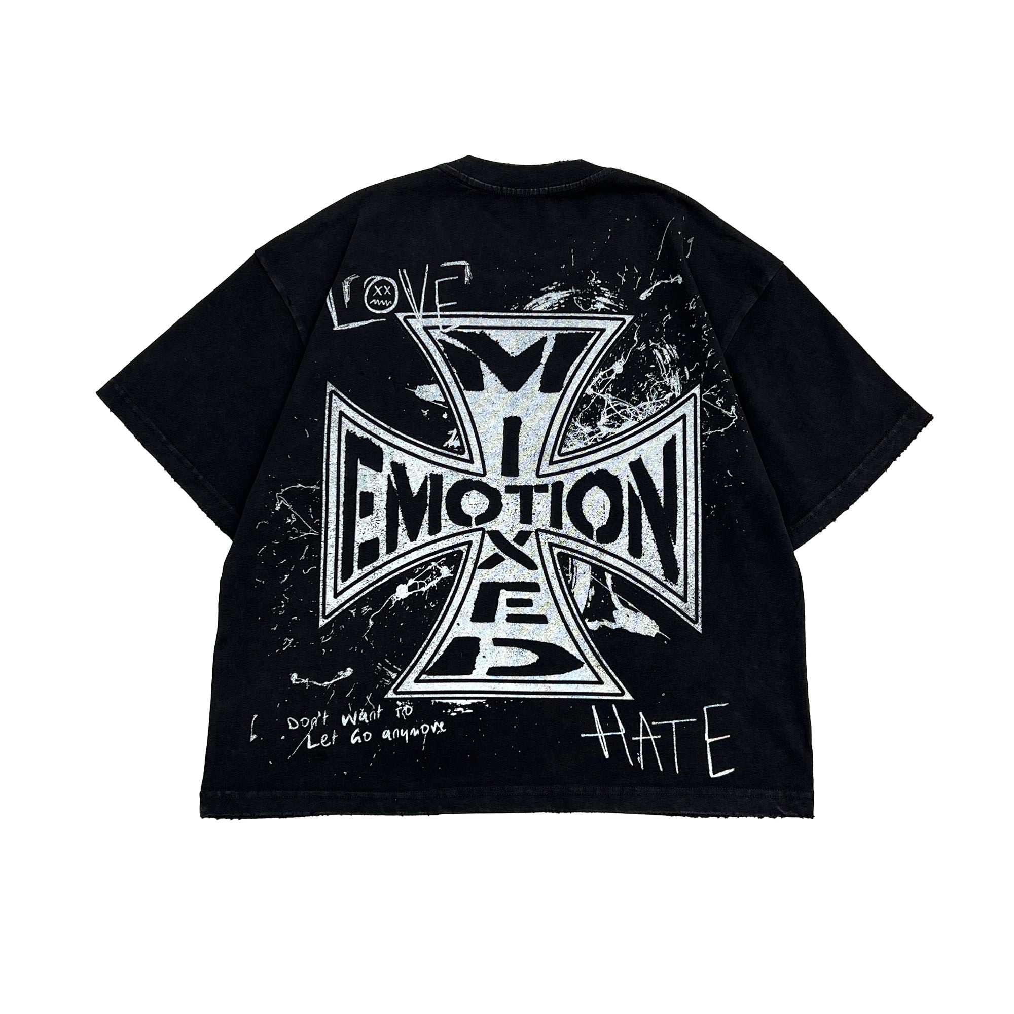 Mixed Emotion 'Chaos' Tee (Black)