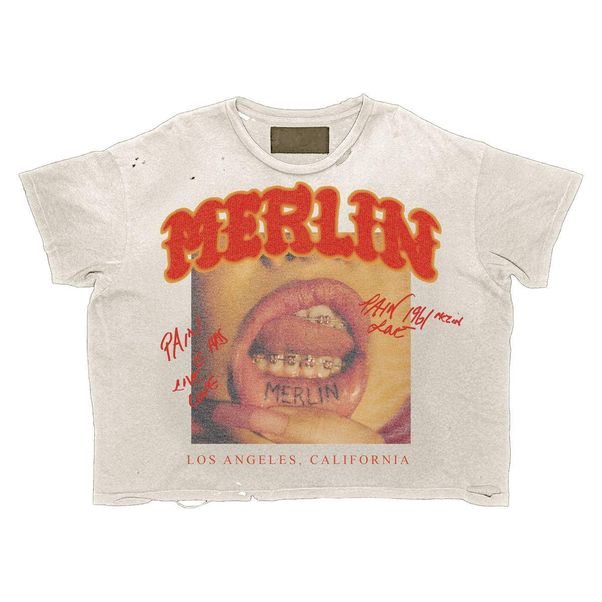Merlin Lip Tattoo Tee