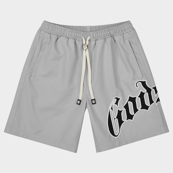 Godspeed 'Og Logo' Nylon Shorts (Grey)
