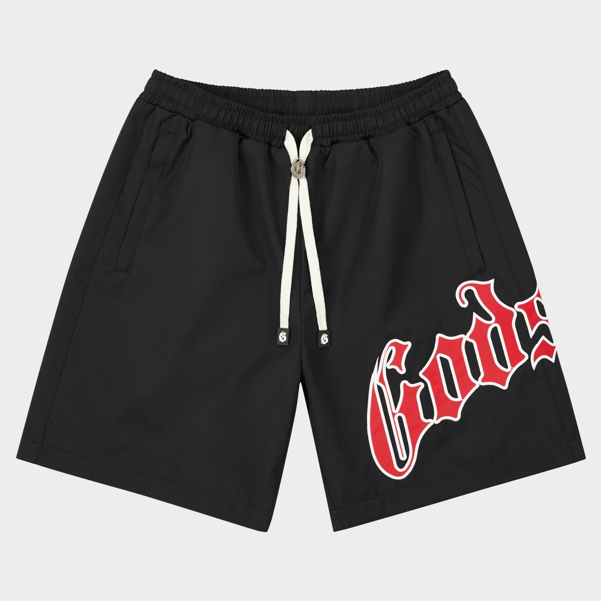 Godspeed 'Og Logo' Nylon Shorts (Black/Red)