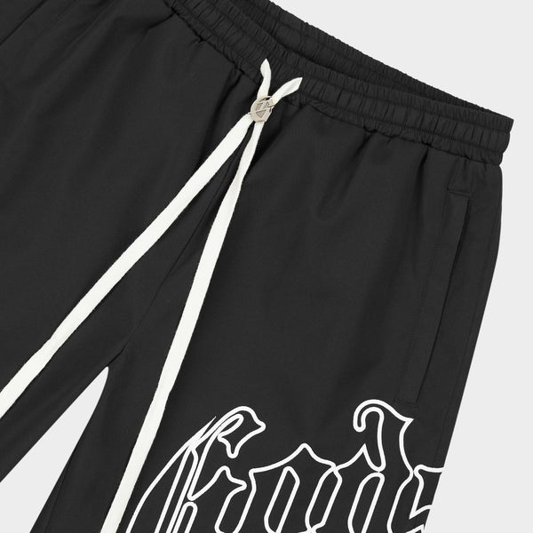 Godspeed 'Og Logo' Nylon Shorts (Black/White)