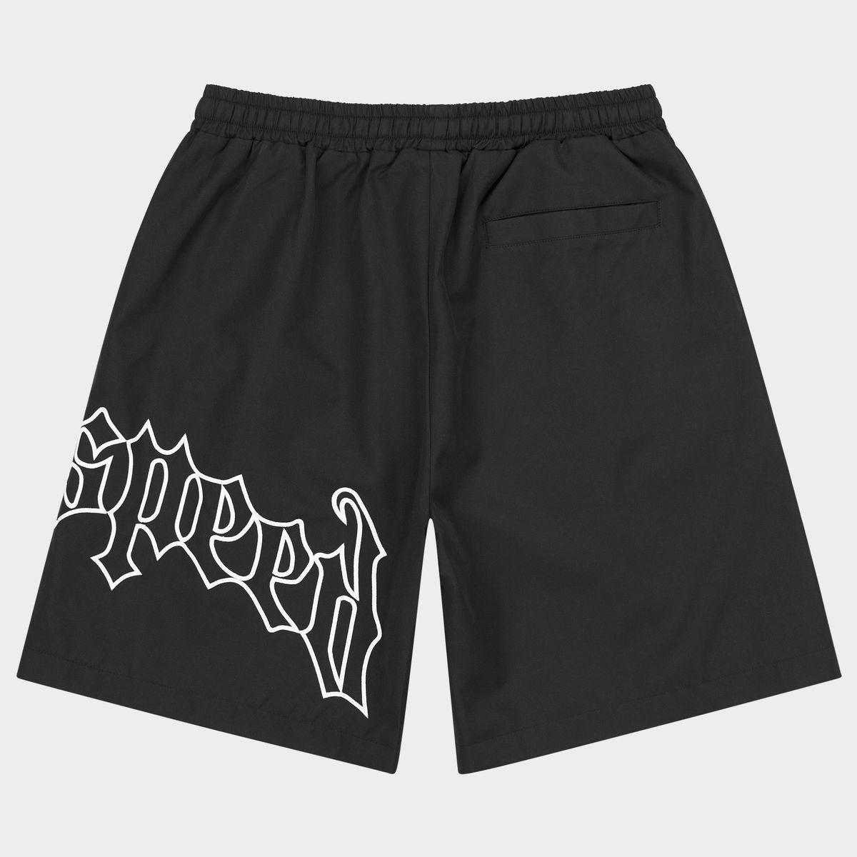 Godspeed 'Og Logo' Nylon Shorts (Black/White)