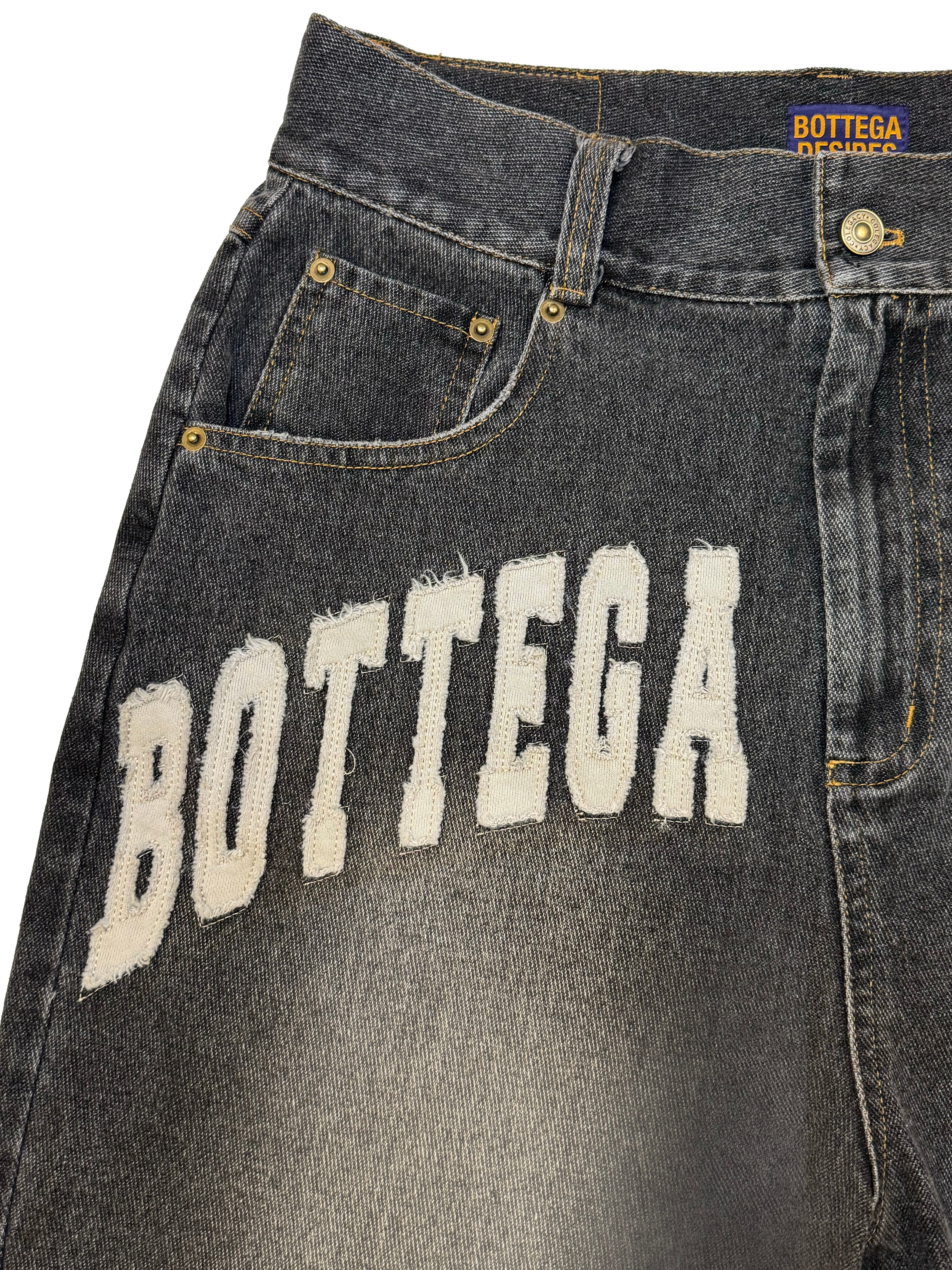 BOTTEGA DESIRES JORTS (DARK WASH)