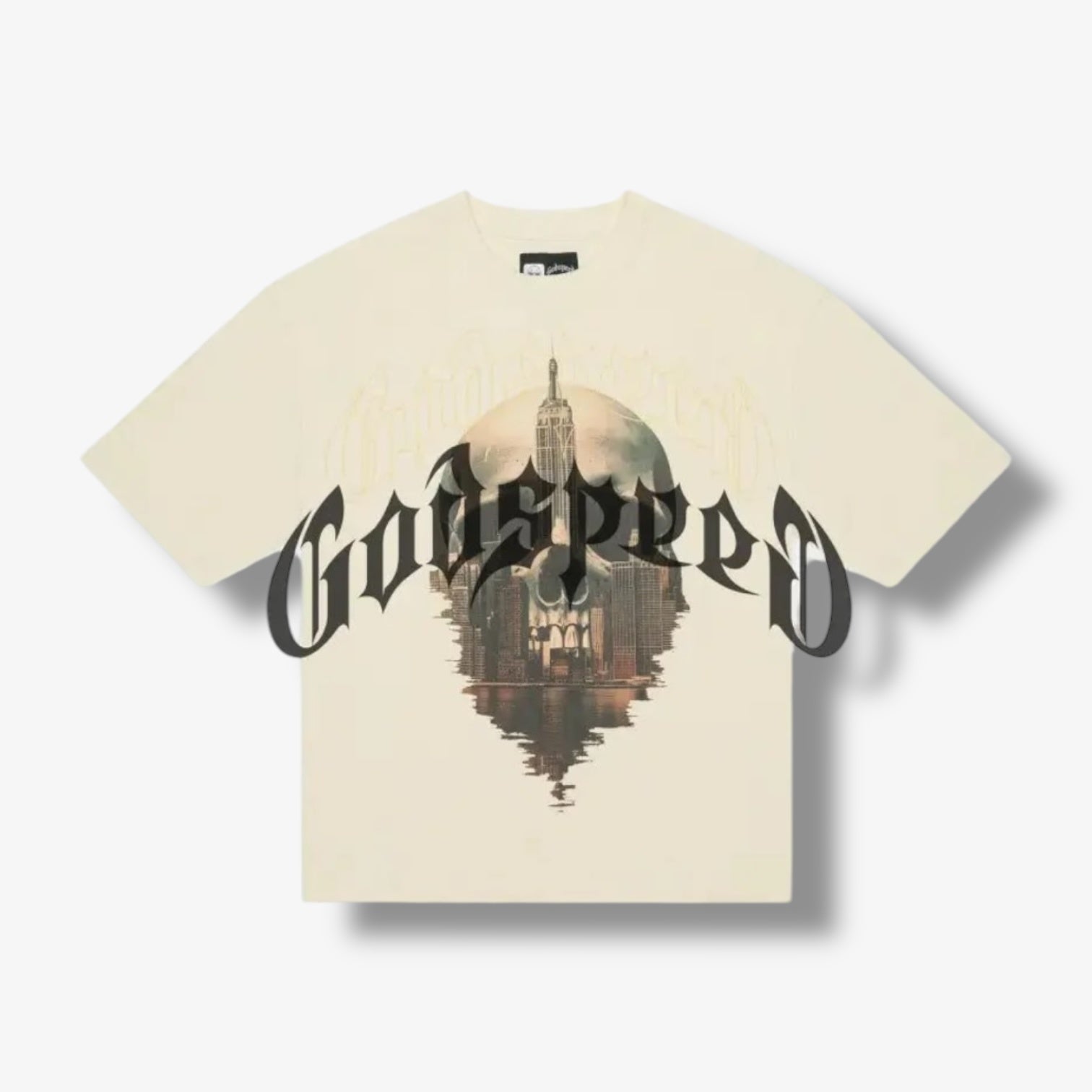 GODSPEED 'SKYLINE' TEE (CREAM)
